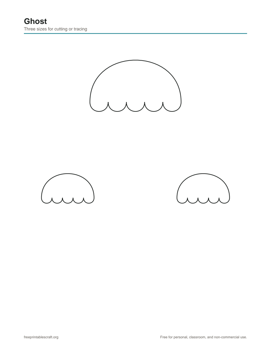 Preview of the ghost printable PDF